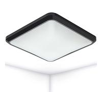 Oktaplex lighting Pino Plafonnier LED carré Anthracite 12 W 850 lm 3000 K Blanc chaud 25 cm