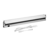 Oktaplex lot de 1 Rota réglette LED cuisine 58 cm orientable | 9.7 W avec 1085 lm en blanc chaud 3000K sur 230V, aluminium, avec interrupteur