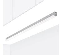 Oktaplex Riga Luminaire LED sous placard de cuisine 84cm blanc neutre 4000K bande lumineuse extensible sous placard 1270 lumens 12,7W 230V avec interrupteur