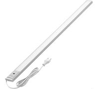 Oktaplex Riva Lampe d'agencement LED 90cm dimmable blanc chaud 730lm plat éclairage cuisine avec capteur lampe d'agencement 10W argent