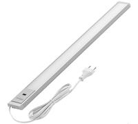 Oktaplex Riva Lampe d'agencement LED plate à intensité variable blanc chaud 57,5cm Éclairage de cuisine avec capteur 690lm Lampe d'agencement 10W 230V argentée