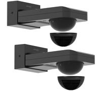 Oktaplex Tea Lot de 2 détecteurs de Mouvement pour l'extérieur 360 degrés IP65 orientables en saillie Capteur de Mouvement Portée 9 m 230 V Anthracite pour Plafond et Mur