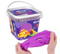 Okto - Argile violette séchée à l'air libre pour sculpter - Kit d'argile à modeler colorée - Argile sèche à l'air libre idéale pour les enfants - Argile magique pour projets créatifs et sculptures