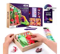 OKTO Little Worlds Troll Kit d'art 3D pour décoration murale de la maison | Artisanat pour adultes et adolescents | Boîte d'artisanat avec argile à modeler pour plantes grasses | Kits de loisirs