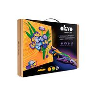 OKTO Oktoclay Irises Set de Peinture à Foam Mousse, 10007, Multicolor, One Size