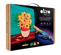 OKTO Oktoclay Sunflowers Set de Peinture à Foam Mousse, 10008, Multicolor, One Size