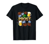 Oktoberfest Beer Bretzel Prost German Cheers T-Shirt