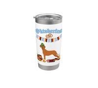Oktoberfest de Magyar Vizsla Gobelet isotherme en acier inoxydable double paroi