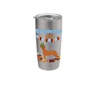 Oktoberfest de Magyar Vizsla Gobelet isotherme en acier inoxydable double paroi