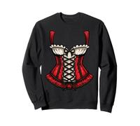 Oktoberfest Dirndl Dress German Costume Bavarian Women Funny Sweatshirt