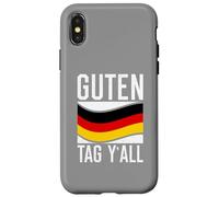 Oktoberfest Drapeau allemand Prost Guten Tag Y'all Funny Texas Coque pour iPhone X/XS