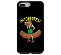 Oktoberfest Drôle Bartwurst Barmaid Allemande Dirndl Bière Coque pour iPhone 7 Plus/8 Plus
