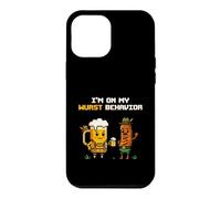 Oktoberfest I'm on My Wurst Behavior Saucisse de bière Amusante Coque pour iPhone 12 Pro Max