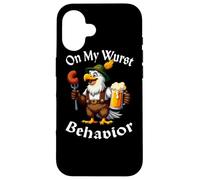 Oktoberfest on My Wurst Behavior Funny Eagle Festival Allemand Coque pour iPhone 16