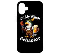 Oktoberfest on My Wurst Behavior Funny Eagle Festival Allemand Coque pour iPhone 16 Plus