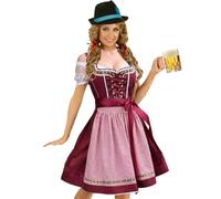Oktoberfest Outfits Women - German Festival Dress, Folk Costume Tenue | Lace-Up Peasant Skirt Blouse Combo, Style Authentique Bavière, Parfait pour Halloween Carnaval Cosplay Beer Events