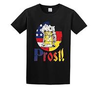 Oktoberfest Prost Cheers Beer Drinking Gift Men's T-Shirt Unisex Black Men Tees XL