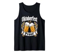 Oktoberfest Prost Chopes de Bière Bavaroise Débardeur