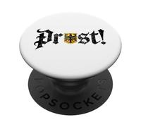Oktoberfest Prost Funny German Cheer Vintage Beer Drinking PopSockets PopGrip Adhésif