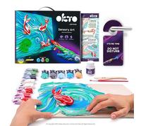 Oktoclay Koi Carps Set de Peinture à Foam Mousse, 10002, Multicolor, One Size