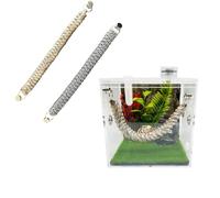 Okueejur Lot de 2 accessoires d'araignée sautante avec aimants pour araignées sauteuses faites à la main - Décoration de clôture d'araignée sauteuse (terrarium non inclus)