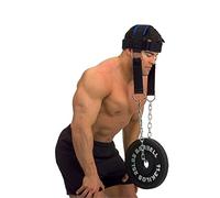 OKUGAIYA Courroie d'exercice Strengh de Harnais de tête avec la chaîne réglable de Ceinture de Formation de Puissance de Cou équipement d'haltérophilie de Forme Physique de Gymnastique