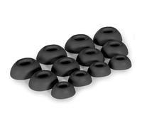 Okuli 12 x Écouteurs en Silicone Embouts d'oreilles pour Bose QuietComfort II & Ultra Casque Écouteurs en Noir