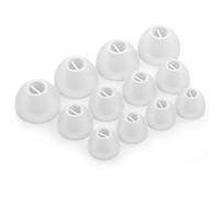 Okuli 12 x Écouteurs en Silicone Embouts d'oreilles pour Bowers & Wilkins Pi5, Pi7 Casque Écouteurs en Blanc