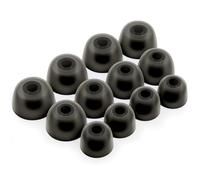 Okuli 12 x Écouteurs en Silicone Embouts d'oreilles pour Jabra Elite 3, 5, 7, 65t, 75t Casque Écouteurs en Noir