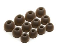 Okuli 12 x Écouteurs en Silicone Embouts d'oreilles pour JBL Live Pro 2 Casque Écouteurs en Brun