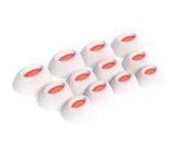 Okuli 12 x Écouteurs en Silicone Embouts d'oreilles pour JBL Tune Flex Casque Écouteurs en Blanc