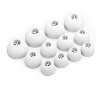 Okuli 12 x Écouteurs en Silicone Embouts d'oreilles pour Sennheiser Momentum 1, 2, 3 Casque Écouteurs en Blanc