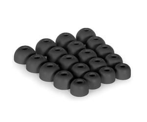 Okuli 20 x Écouteurs en Silicone Embouts d'oreilles pour Beats PowerBeats Pro 2 Casque Écouteurs en Noir
