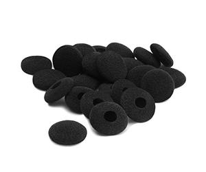 Okuli 24 x Remplacement Noir Mousse Coussinets d'oreille pour Casque & Écouteurs - 15-18mm