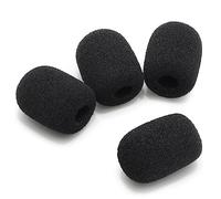 Okuli 4 x Remplacement Noir Mousse Microphone Coussin pour Casque Écouteurs - 30mm