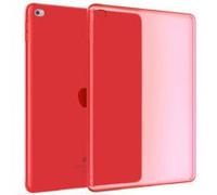 Okuli Transparent Étui Silicone Coque Housse Case Cover pour Apple iPad Air 2 en Rouge