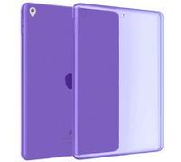 Okuli Transparent Étui Silicone Coque Housse Case Cover pour Apple iPad Air 3 & iPad Pro (10.5) en Violet