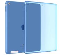 Okuli Transparent Étui Silicone Coque Housse Case Cover pour Apple iPad 2, 3 & 4 en Bleu