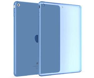 Okuli Transparent Étui Silicone Coque Housse Case Cover pour Apple iPad Air 1 en Bleu