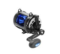 Okuma Solterra SLX SLX Moulinet de pêche à la traîne en Eau salée à Deux Vitesses avec Cadre fermé et Levier SLX-30IIb, 500 m - 18 kg, Noir