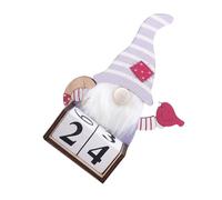 OKUMEYR 1 Calendrier De Table en Bois Décoration De Bureau sans Années Réutilisable Perpétuel Calendrier De Noël Grand Bloc De Mois Date Dés