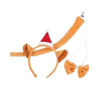 OKUMEYR 1 Set Christmas Cat Erec Band Band Bet Bet And Tail Set Cosplay Plance Hair Accessories For Women Kids Cat Costume Accessoires Pour La Fête Et S'habiller