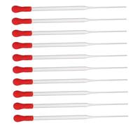 OKUMEYR 10 Pièces Wine Sampling Straw for Accurate Wine Testing and to Clean Dropping Pipettes for Winemaking and Tasting