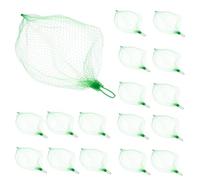OKUMEYR 100 Pièces Pochettes en Filet Engrener Fruit Produire des Transporteur d'épicerie de Produits en Maille de légumes Nylon Vert