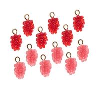 OKUMEYR 12 pièces Pendentifs Raisin Faits Main Charms pour Bracelets et Colliers DIY Accessoires et Durables pour Création Bijoux