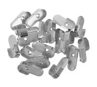 OKUMEYR 18pièces Support De Tringle pour Penderie De Supports Alliage De Zinc Fixation Murale Compatible avec Barres -Robe