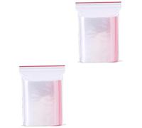 OKUMEYR 200 Pièces Un Sachet hermétique de Rangement Sachet Zip Biscuit Rangement Storage Bag Sacs d'emballage cellophane Petit de Sport Sacs à Fermeture éclair scellé