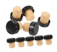 OKUMEYR 24pièces Lot de Bouchons Liège Et Étanches Et Résistants pour Bouteilles De Vin Joint pour Conservation Et Décoration
