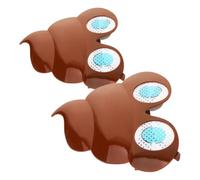 OKUMEYR 2pcs Lunettes de Soleil Fantaisie Forme Caca en Pc, Accessoire Créatif et Polyvalent pour Fêtes à Thème et Soirées Disco Amusantes