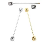 OKUMEYR 3 Pièces Épingles de pour Hommes Cuivre Broches de Revers Élégantes pour Chemises Accessoires de Costume pour Mariage et Soirée Pinces Sans Dommage pour Cols Rigides